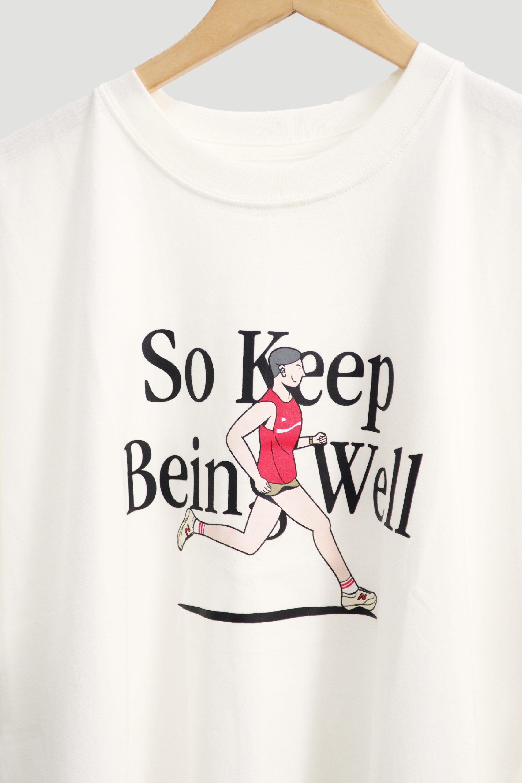 Basic T-Shirt with customized illustration for Coca-Cola "Keep Being Well"