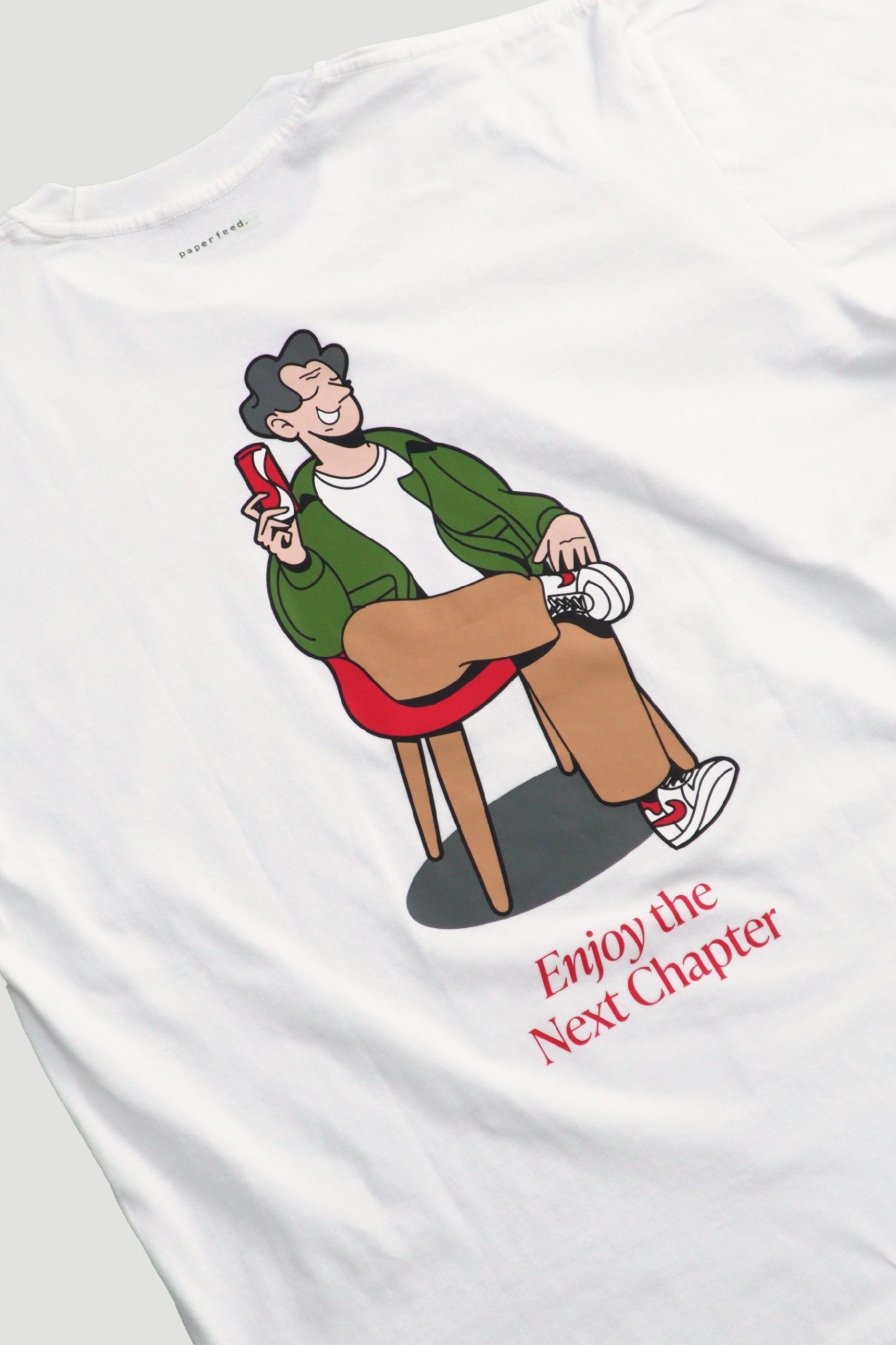 Basic T-Shirt with Customized Illustration for Coca-Cola "Enjoy the Next Chapter"