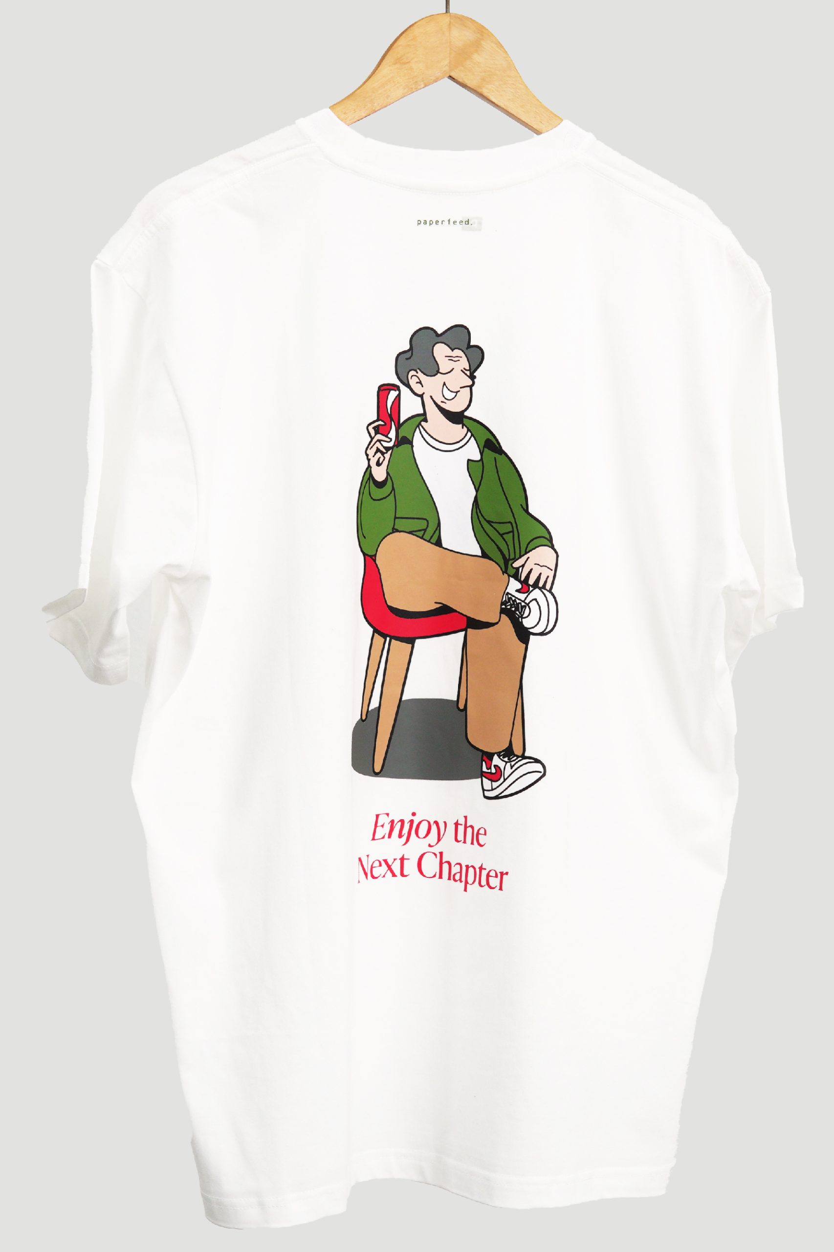 Basic T-Shirt with Customized Illustration for Coca-Cola "Enjoy the Next Chapter"