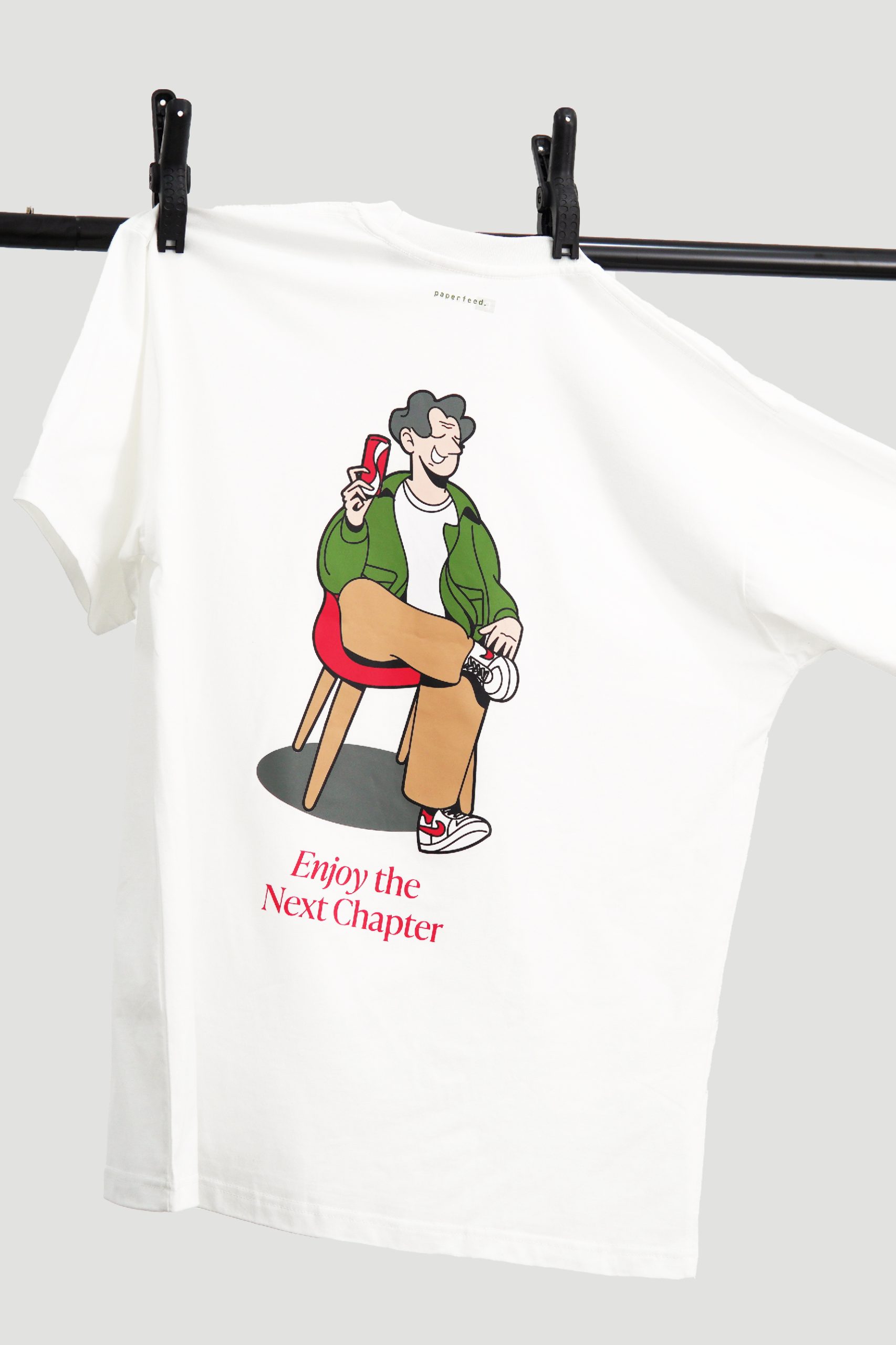 Basic T-Shirt with Customized Illustration for Coca-Cola "Enjoy the Next Chapter"